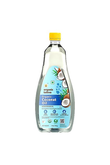 Organic Cold Pressed Clear Extraction Coconut Cooking Oil (1L)