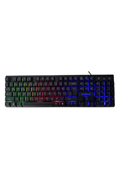 Everest Kb-x88 Klavye USB Gökkuşağı Aydınlatmalı Q Oyuncu Klavyesi