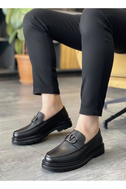 100% Leather Men's Casual Classic Summer Buckle Shoes New Season 40-45