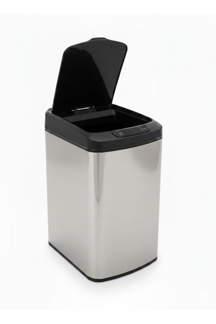 Cos de gunoi cu senzor automat SD-804, Inox, 12L, deschidere cu senzor sau touch
