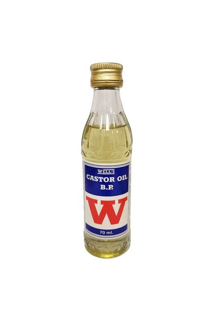 Castor Oil Pure Pharmaceutical Grade BP Liquid Laxative (70ml)