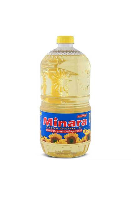 Premium Refined Sunflower Healthy Lite Frying Cooking Oil (3L)