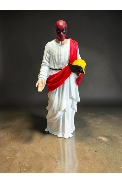 Deadpool & Wolverine Marvel Jesus Figür-Marvel Deadpool Jesus