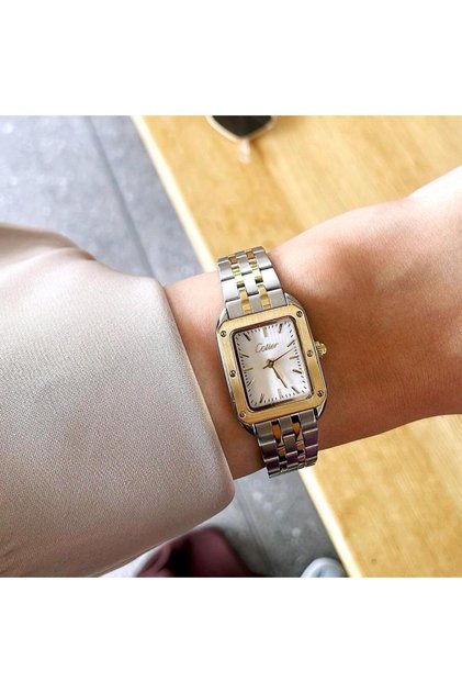( Luxe ) كــوتير باللون الفضي والذهبي