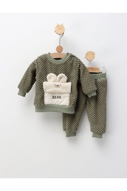 Set cocolino BEAR Vlad verde 80 (9-12 luni)