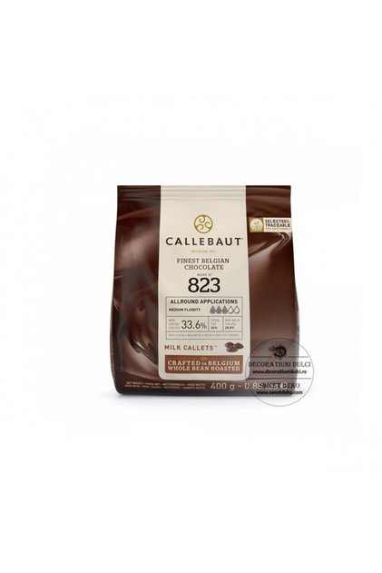 Barry Callebaut - ciocolata cu lapte - 33.6% - 400GR.