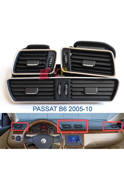Passat B6 Havalandırma Izgarası Seti - Passat B6 Kalorifer Menfez SET