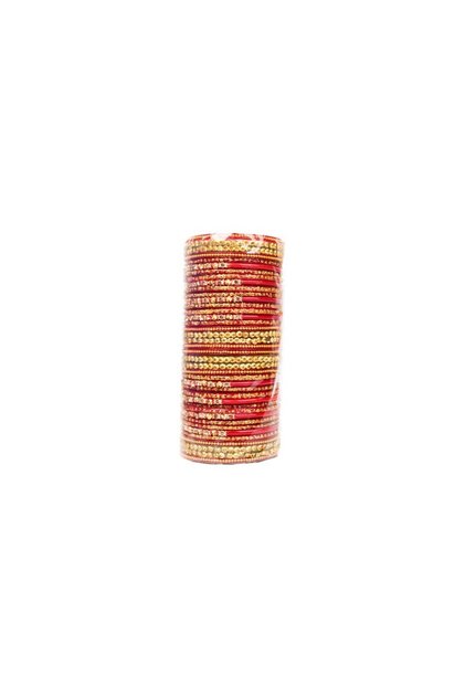 Indian Glass Bangles Festival Traditional Costume Jewelry Set