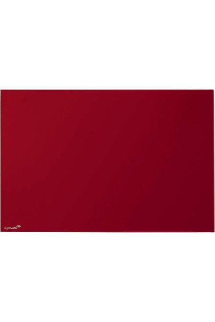 Magnetic Glassboard For Meeting Rooms, Red, 40X60cm