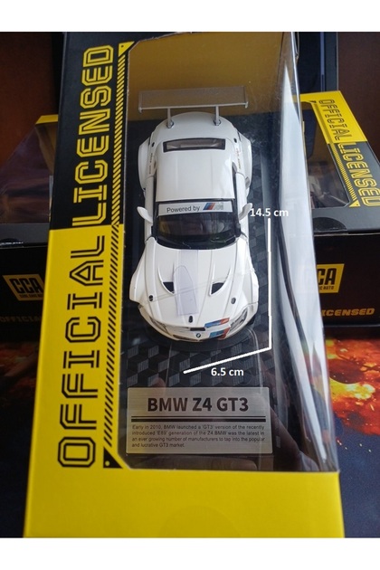 OYUNCAKSAHİLİ BMW Z4 GT3 Yarış Araba Model Metal 1:32 ölçek