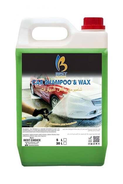 Best Choice Car Shampoo and Wax 5L - High Foam Car Wash Soap