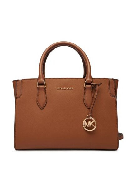 Michael Kors JORDI KÜÇÜK TOTE BAG TABA KADIN DERİ OMUZ ÇANTASI