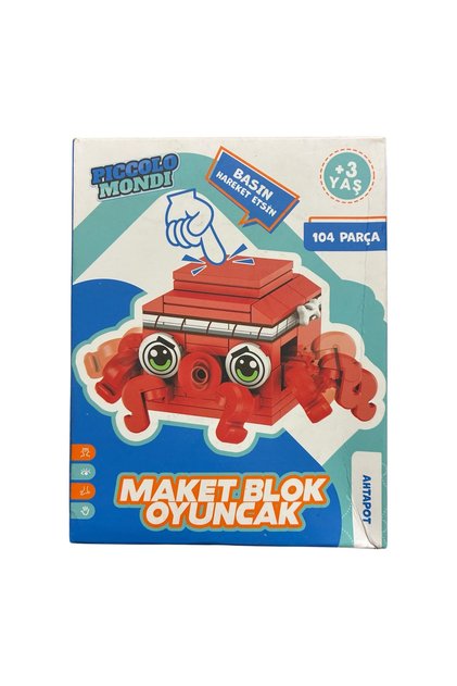Ahtapot Maket Blok Oyuncak