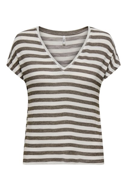 Onlliran Regular Fit Striped V-Neck t Shirt t Shirt 15369780