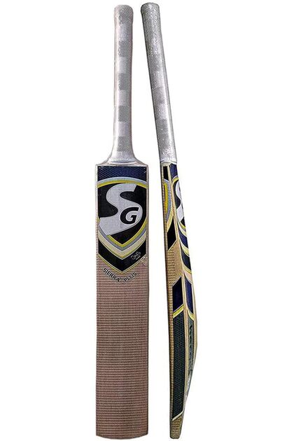 Sierra Plus Kashmir Willow Cricket Bat Size 4, Leather Ball, Multicolor, Wood