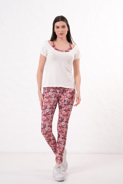Women's T-Shirt Set Summer Relaxed Fit 2-Piece Sports Combination