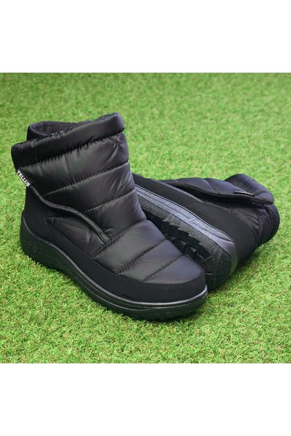Women's Winter Textile Ankle Boots with Artificial Fur, 34-60