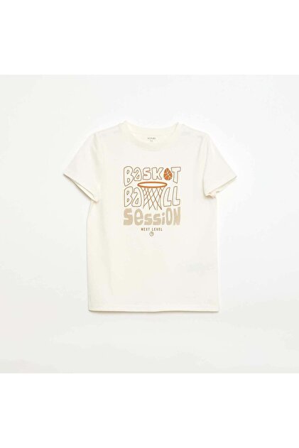 Printed Message T-Shirt WHITE