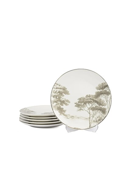 Forest Plaid 6-Piece Dessert Plate 20cm