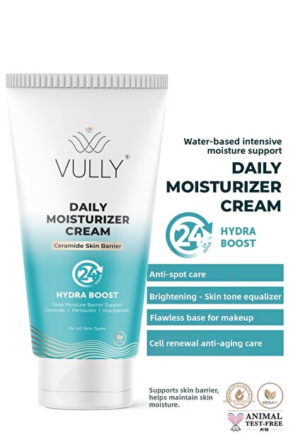 Water Based Brightening Skin Tone Equalizer Barrier Repair 24 Hour Moisturizing Face Cream 50 ml