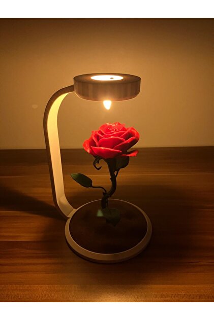 Gül LED Mumluk