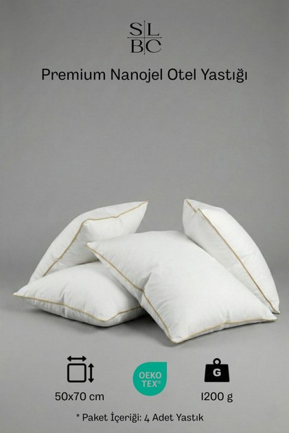 4 Pack Premium Nano Gel Hotel Pillow