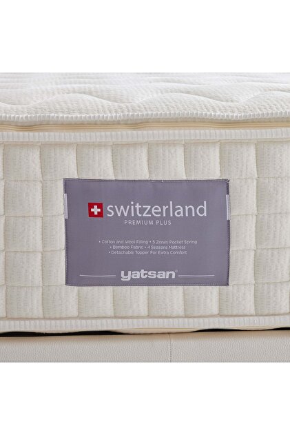 Yatsan Switzerland Premium Plus Çift Taraflı Bambu Pedli Yatak