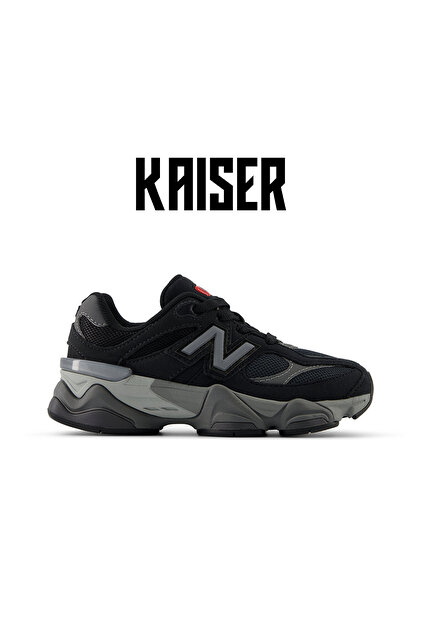 New Balance 9060 'Black Castlerock' Unisex Siyah Çocuk Ayakkabı
