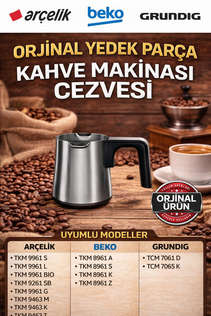 Kahve Makinesi Cezve Mat Fırçalıtkm 8961 A 9961 S 8961 S 8961 K 9961 L Tcm 7061 D 3584020300