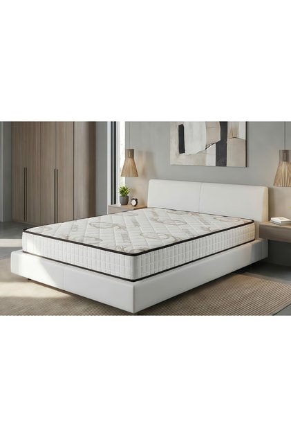 MUBAH EKSTRA BAMBOO YAYLI TEK KİŞİLİK YATAK, 90x190