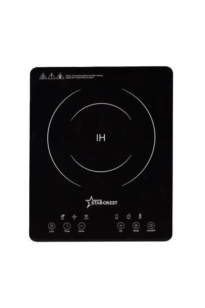 Επαγωγική εστία STARCREST SIH-T2000, 2000 W, Χειριστήριο αφής, 6 λειτουργίες μαγειρέματος, εξαιρετικά λεπτή σχεδίαση