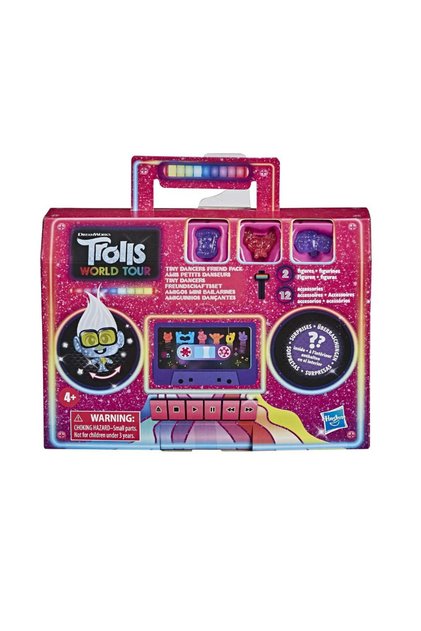 Set de 2 figurine Tiny Dancers, cu 12 accesorii, 4 ani+, Multicolor, 3 cm