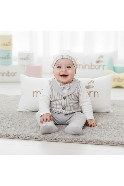 Striped Vest 5-Piece Baby Set