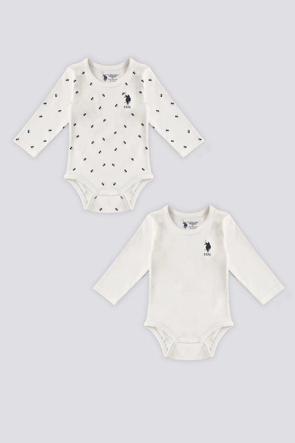 Baby Girl Cotton Winter Regular Fit Navy Blue Bodysuit Usb1623-B-V1