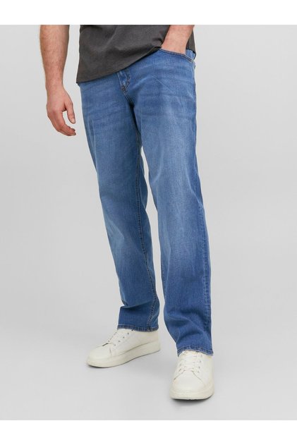 Blugi conici Mărimi mari JJIMIKE JJORIGINAL SQ 223 NOOS PLS Blugi conici