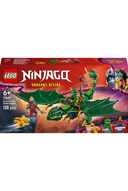 LEGO NINJAGO Lloyd's Green Forest Dragon 71829 Building Set for 6+