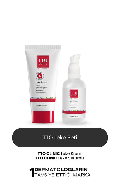 Leke Bakım Seti Leke Görünümü İçin 75 ml Krem + 50 ml Serum Clinic Yüz Bakımı