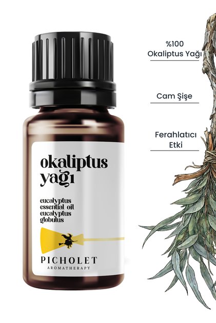 Okaliptus Uçucu Yağı 10 ml %100 Saf ve Doğal (Eucalyptus Essential Oil)