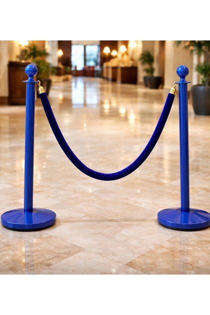 Navy Blue 2 Duba 1 Rope Set Protocol Barrier