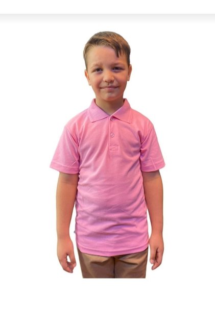 Unisex Children's Polo Neck Short Sleeve School T-shirt