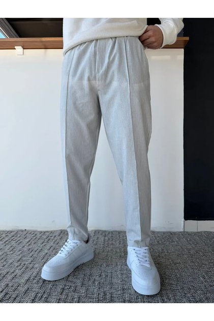 Šivane vafel pantalone u boyfriend stilu