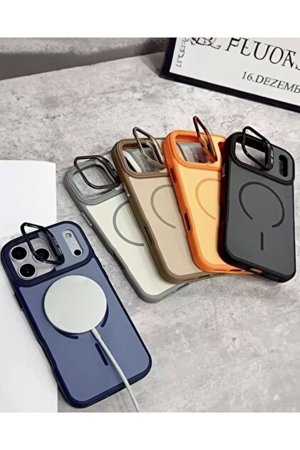 APPLE HOUSE タンス KILIF HOUSE Iphone 11 Uyumlu Standlı Mat Yüzeyli Pro Case Magsafe