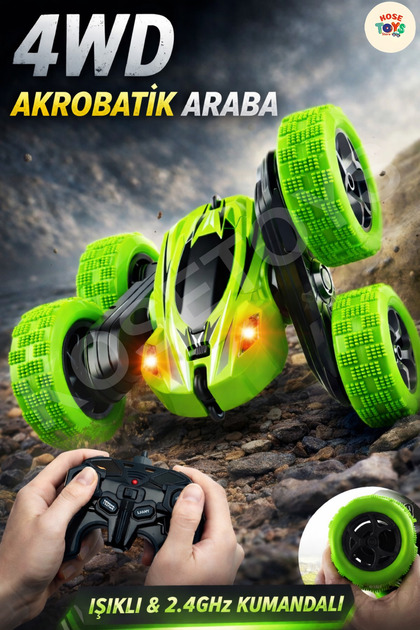 kosetoys Uzaktan Kumandalı Araba Full Fonksiyon Şarjlı Plastik