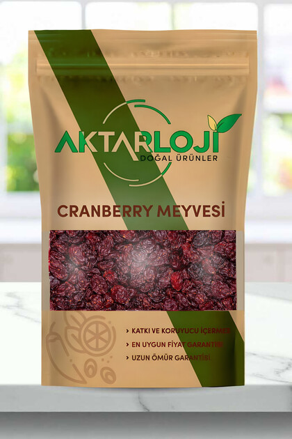100 Gr Cranberry / Turna Yemişi / Yaban Mersini / Katkısız & Doğal