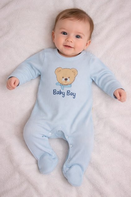 Baby Boy Hat and Jumpsuit Set of 2 1097