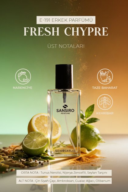 E-191 Erkek Parfüm 50ml Edp