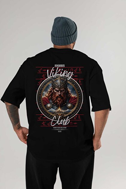 Thor 2 Back Printed Black Oversize T-Shirt Men Women Cotton Crew Neck T-Shirt