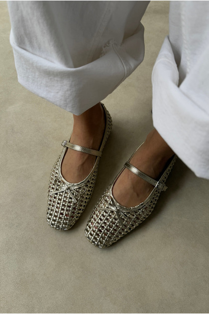 Women's Ballerinas Gold