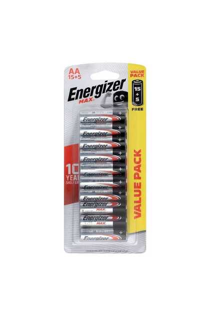 Max AA Battery, 20 pcs