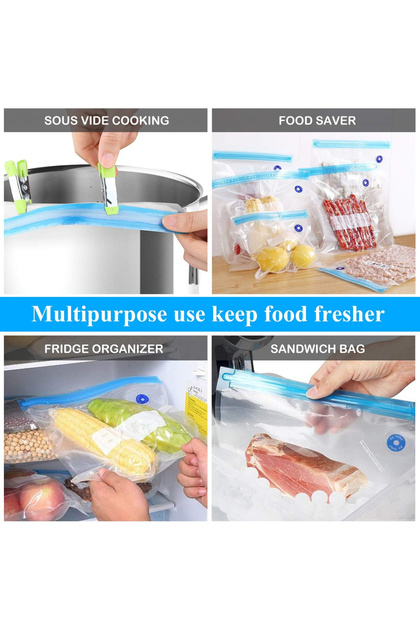 Pungi alimentare pentru vidat 34x30 cm set 5 bucati